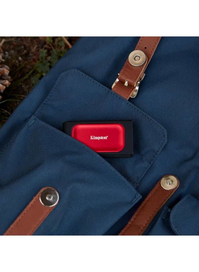 كينغستون قرص صلب خارجي XS1000 USB 3.2 Gen 2 محمول باللون الأحمر -SXS1000R/2000G - Image 5